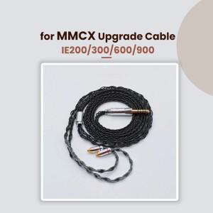 Sennheiser용 업그레이드 MMCX 케이블  4.4mm  2.5mm 균형 커넥터 포함  IE200  300  600/900 헤드폰  8 코