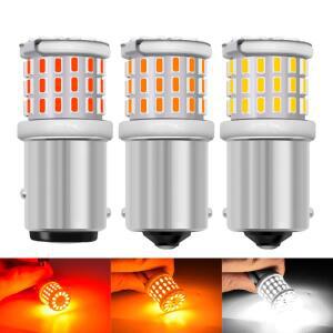 LED 라이트 자동차 방향지시등 후진 브레이크등 램프 24V 전구 화이트 1156 BA15S P21W Bau15s 1157 2개