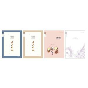3-6학년 여아 기록하기 초등생 22 초등학생 X10개 학업 남아 칸 노트 용 음악
