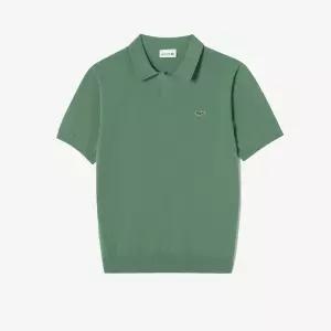 매장정품 라코스테 LACOSTE 26SS 남성 오픈카라 반팔 부클 스웨터 폴로 셔츠 PH
