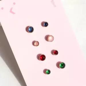 컬러풀 파스텔 귓바퀴 트라거스 연골 피어싱