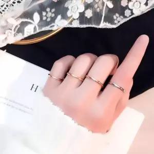 변색없는 반지 써지컬 빅사이즈 가능 심플퓨어링