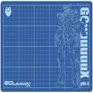 Sun-Star 문구류 이동식 수트 건담 GQuuuuuuuX 커터 매트 A4 Geek Axe