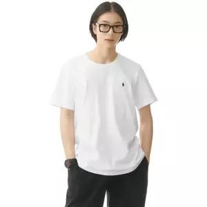 폴로 랄프 로렌 MAPOSLP0N320136-100 여성 홈웨어 리퀴드 코튼 크루넥 슬립 티셔츠 - 화이트 2184437
