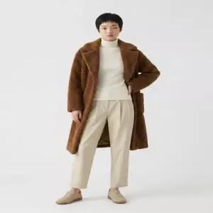 벨 마르슈 [최초가 162 000원] Wool Blend Teddy Long Coat
