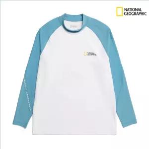 남성 배색 긴팔래쉬가드 (세미오버핏) N232MRG430