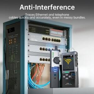 FNIRSI LPM-10A 네트워크 케이블 테스터 다기능 라인 파인더 RJ45 RJ11 포트 플래싱 및 PoE 감지 수리 도구