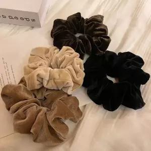 곱창 헤어슈슈 무드벨벳곱창끈 집게핀 올림 머리끈 올림머리 스크런치