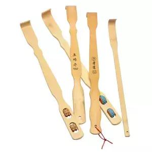 튼튼한 대나무 마사지 기계 뒤로 Scratcher 나무 바디 롤러 스틱 Backscratcher 긁는