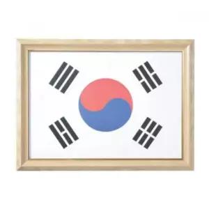 사무용품 생활용품 (A3용) 태극기 가정용품 원목색 대상액자 태극기액자A3-