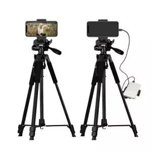 SMJ TP7400 스마트폰삼각대 유튜브 브이로그 틱톡 방송장비 보조배터리장착