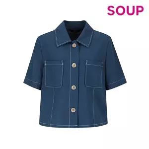 [SOUP] 포켓 반팔 크롭 재킷 (SA5JK31)