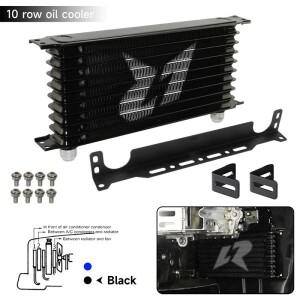 LINESRACING AN10 알루미늄 오일 쿨러 262mm 장착 브래킷 키트 트러스트 타입 블랙 블루 10 열
