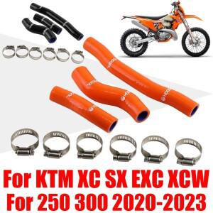 KTM XC 300 250 EXC300 EXC250  - 바이크 오토바이 액세서리 라디에이터 호스 냉각수 튜브 실리콘 파이프