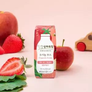 상하목장 유기농 주스 사과딸기케일 (125ml X 24팩)