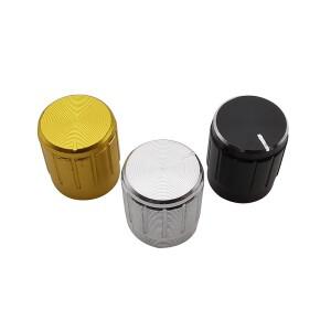 5Pcs 15x17mm 매화 축 커버 전위차계 손잡이 인코더 스위치 캡 블랙 실버 골드