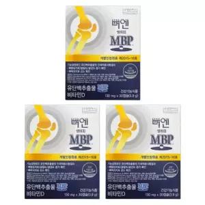 주영엔에스 뼈엔 엠비피 MBP 유단백추출물 30캡슐 3개