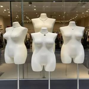 빅사이즈 마네킹 여성 옷가게 속옷 피팅 뚱뚱한 전신 마네킨 진열 플러스사이즈 아줌마