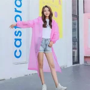 [하프클럽/]레인코트 여성 우비 장마철 비옷 후드형 캐주얼 레인코트