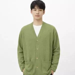 [리미드] 남성 루즈핏 브이넥 롱 가디건 5C-CA-Q020