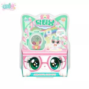 의사 콘셉트 고양이 미니 피규어 키덜트 장식 소품
