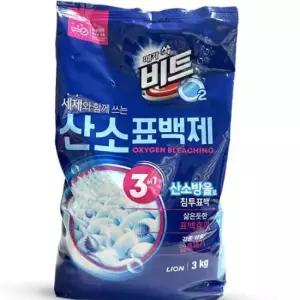 LION 때가 쏙 비트 O2 산소 표백제 분말 3kg