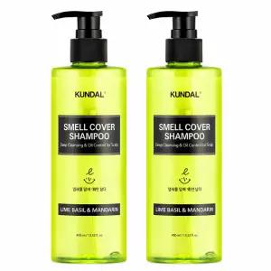 쿤달 올데이 스멜커버 청소년 샴푸 400ml x2개