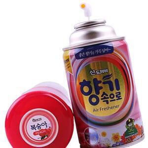 산도깨비 향기속으로 방향제290ml복숭아 향기로운 분위기전환 향캔 분사기 화장실