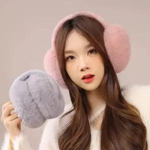 겨울 접이식 귀덮개 귀마개 왕 털 귀도리 따뜻 털귀마개 접이귀마개 방한귀마개