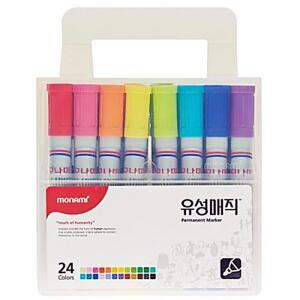 24색세트 모나미유성매직