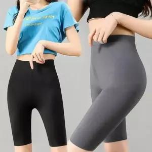 5부 트레이닝 반바지 숏레깅스 숏팬츠 쫄반바지 쿨링 반레깅스 여성 바이커쇼츠