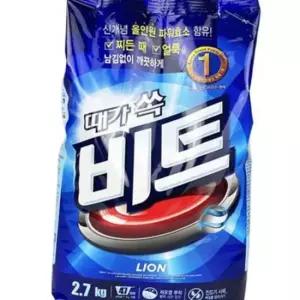 세탁세제 가루세제 빨래 비트 2.7kg 표백제 세탁세