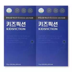 리더뮨 키즈픽션 10g X 15포 2박스 리더문 키 솔루션 영양제 젤리