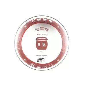 덮개 유리 항아리 장독뚜껑 유리뚜껑 장뚜껑 (약25-28cm) 장독대 장뚜껑-5호