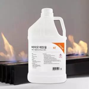 크로바 바이오 에탄올 4L 대용량 불멍 난로 연료 캠핑