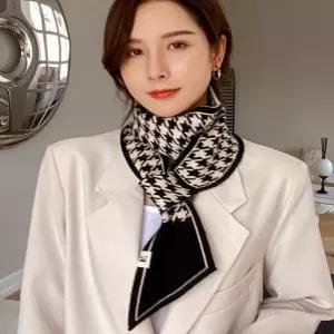 쁘따스카프 고리 미니 겨울 목도리 넥워머 머플러 여성 쁘띠