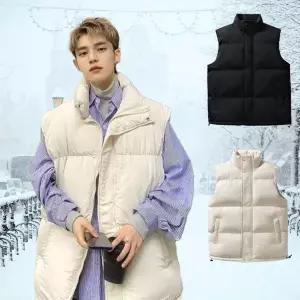 [하프클럽/다잇템]남자 박시핏 FW 폴라넥 집업 패딩베스트 조끼