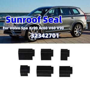 6개입 선루프 씰 교체용 32342701 방수 자동차 내부 액세서리 볼보 호환 스파 Xc90 V60 V90용