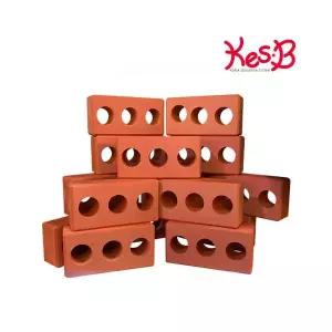 CO 유아교구 빨간벽돌블럭 40PCS 건축블록 입체조립 창의교구 2090