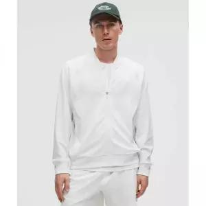 브랜드정품 LULULEMON 멘즈 엔지니어드 니트 메쉬 테니스 자켓 재킷 WHT 181897
