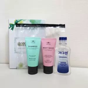 엘지여행용3종-C타입 바디워시 가그린 샴푸 여행용세트
