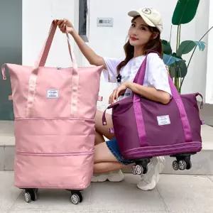 3단 크기조절 가방 장바구니 사입 이동식 여행 이민가방 쇼퍼백 캐리어