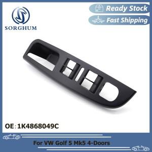 수수 1K 4868049 C For VW Golf 5 자동차 인테리어 액세서리 마스터 도어 윈도우 스위치 제어판 트림 베젤