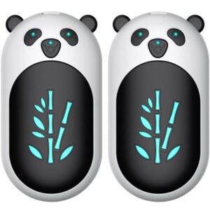 핸드 워머 충전식 2팩 6000MAH 전기 핸드 워머 재사용 가능 20시간 장시간 난방 여성용 휴대용 포켓 히터 핸드 워머 야외 캠핑 헌팅 장비
