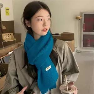 여성 골지 목도리 데일리 따뜻한 머플러 여성 니트 목도리 방한 겨울 패션 워머