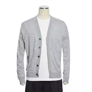 레노마 26년 S/S 남성 데일리 가디건 니트[그레이]