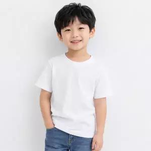 국산 순면 100% 아동 어린이 유아 면 코튼 무지 반팔티 단체티 대량 인쇄