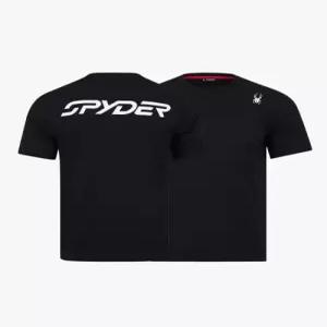 스파이더 SPYDER 남성 소로나 베이직 라운드 반팔 티셔츠 SOLMCNRS204MBLK