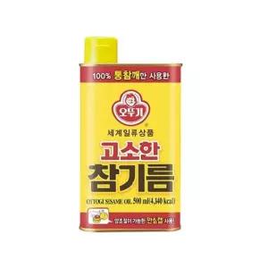 오뚜기 고소한참기름1000ml 오뚜기 고소한 참기름 들기름 식용유