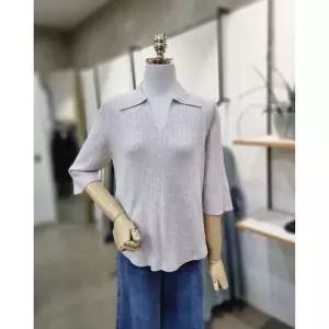 [NS홈쇼핑]ABFZ[3컬러]셔츠카라 골지 7부니트(ABA5HW39)[35718811]